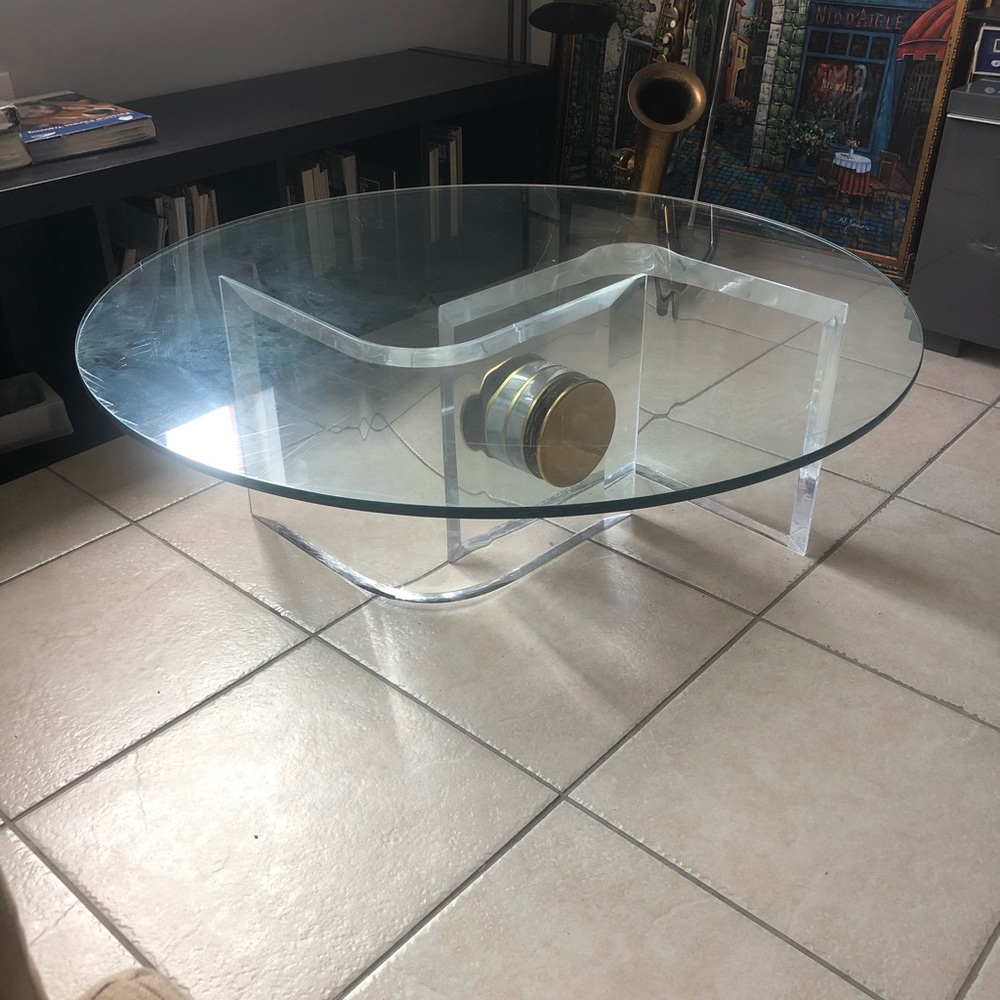 Glass Coffee Table - Picture 2 of 4